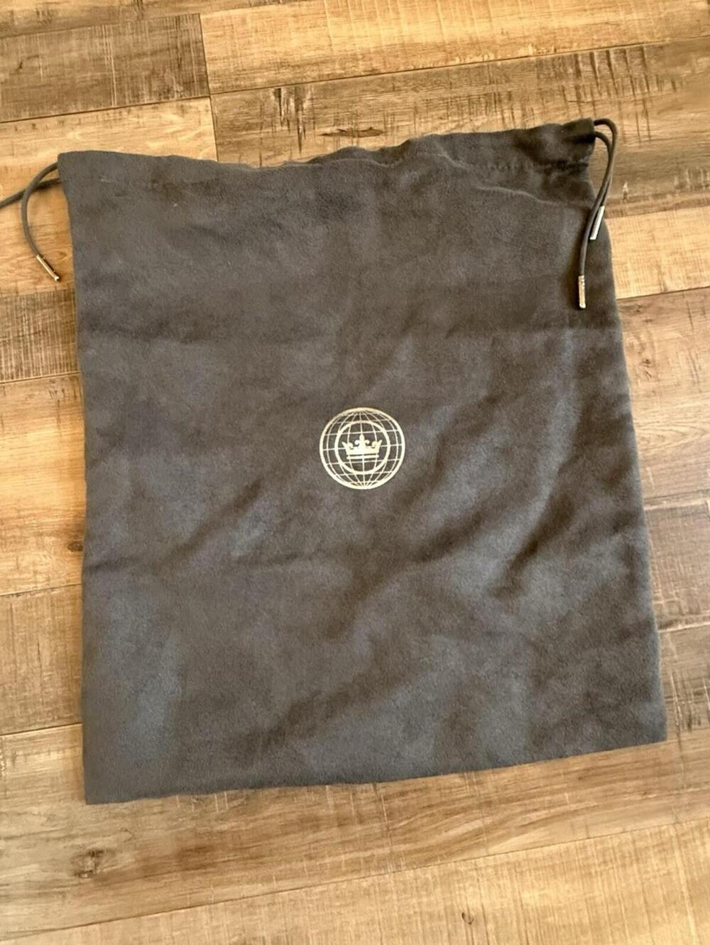 Peter Millar Shoe Golf Dust Bag Dark Grey Gray 14.5 X 12.5